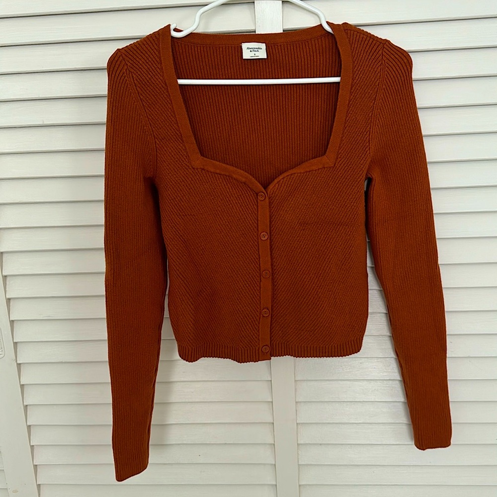 Abercrombie & Fitch Long Sleeve Cardigan Sweater